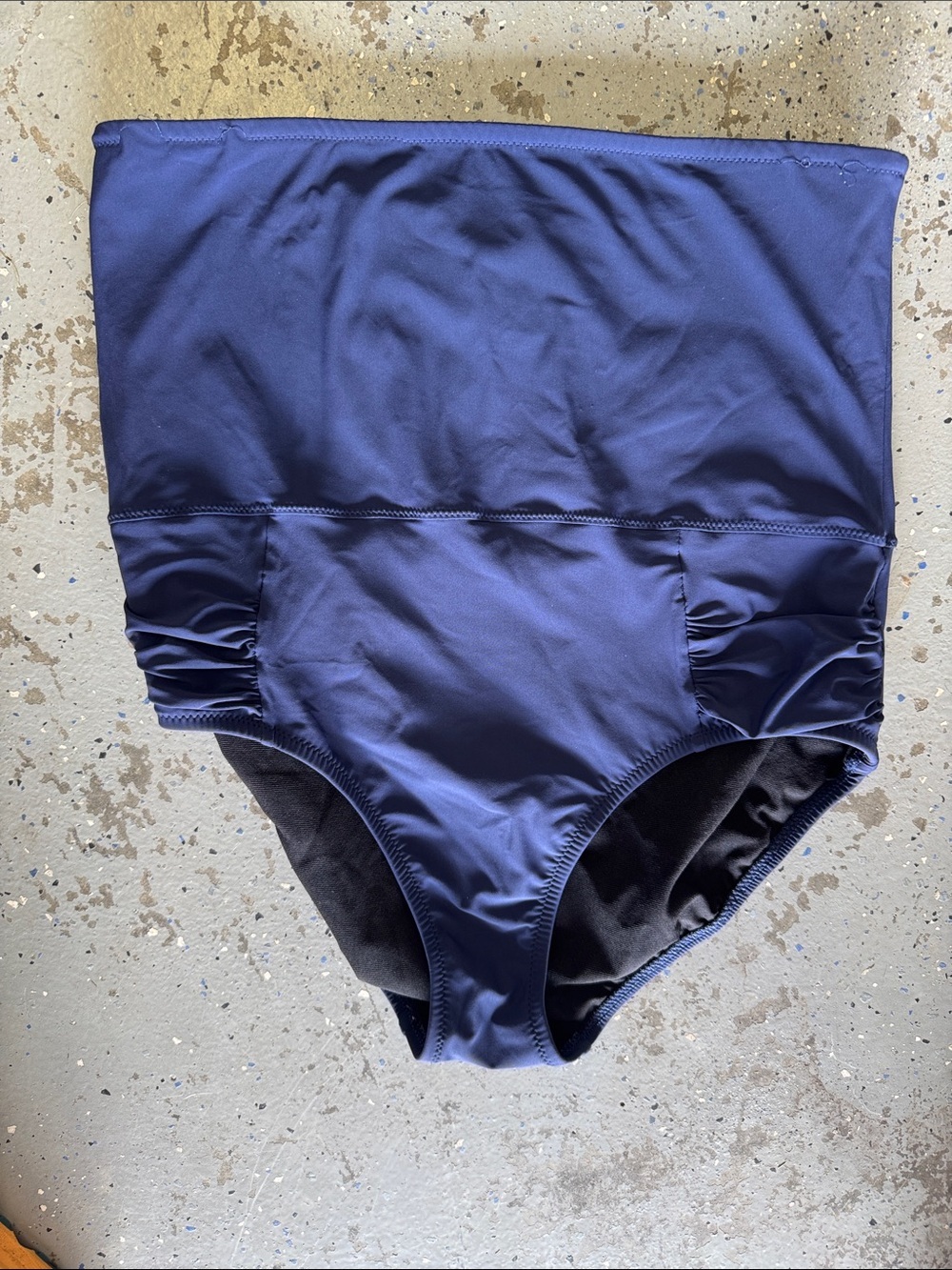 Lands' End Blue Swim Bottoms High-Rise size 16W